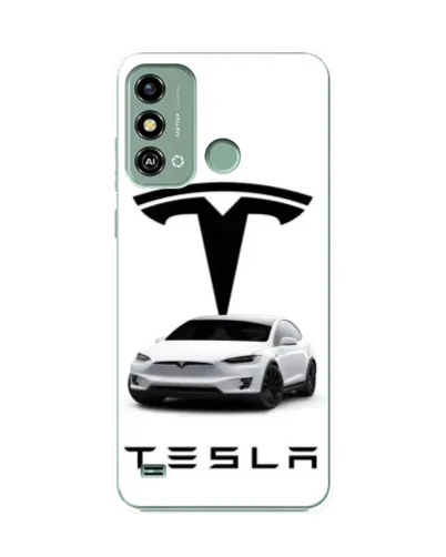 Чехол для ZTE Blade A53 с картинкой «Tesla White Style» Чехол для ZTE Blade A53 с картинкой «Tesla White Style»