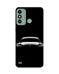 Чехол для ZTE Blade A53 с картинкой «Фары Tesla Night»