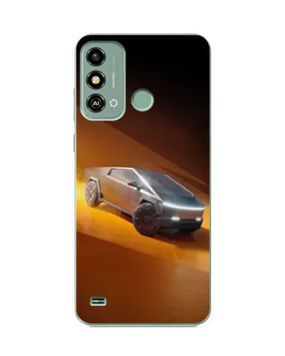 Чехол для ZTE Blade A53 с картинкой «Cybertruck в пустыне» Чехол для ZTE Blade A53 с картинкой «Cybertruck в пустыне»