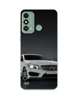 Чехол для ZTE Blade A53 с картинкой «Mercedes AMG GT Silver»