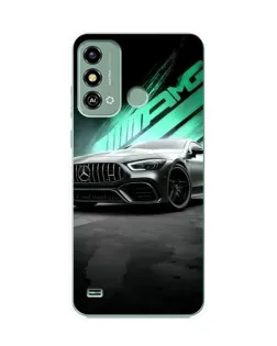 Чехол для ZTE Blade A53 с картинкой «Темный Mercedes AMG»