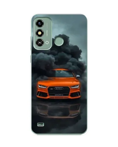 Чехол для ZTE Blade A53 с картинкой «Audi в облаках дыма» Чехол для ZTE Blade A53 с картинкой «Audi в облаках дыма»