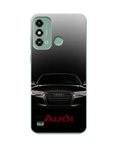 Чехол для ZTE Blade A53 с картинкой «Audi — градиентный контур» Чехол для ZTE Blade A53 с картинкой «Audi — градиентный контур»