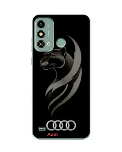 Чехол для ZTE Blade A53 с картинкой «Графика — пантера и Audi» Чехол для ZTE Blade A53 с картинкой «Графика — пантера и Audi»