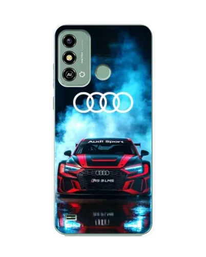 Чехол для ZTE Blade A53 с картинкой «Audi Sport — неон» Чехол для ZTE Blade A53 с картинкой «Audi Sport — неон»