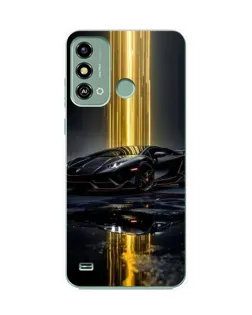 Чехол для ZTE Blade A53 с картинкой «Ночной Lamborghini драйв»