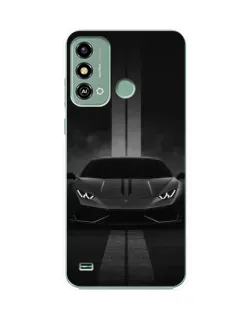 Чехол для ZTE Blade A53 с картинкой «Lamborghini симметрия дорог»