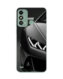 Чехол для ZTE Blade A53 с картинкой «Lamborghini фары детализация»