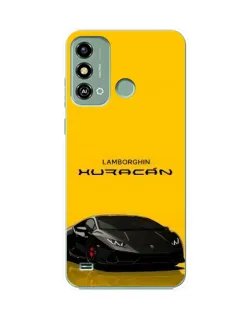 Чехол для ZTE Blade A53 с картинкой «Lamborghini Huracan черный»