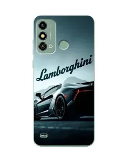 Чехол для ZTE Blade A53 с картинкой «Классическая надпись Lamborghini»