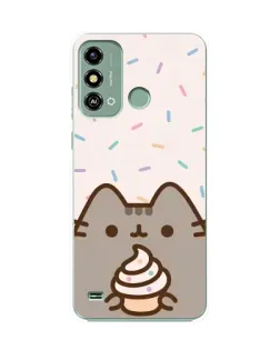 Чехол для ZTE Blade A53 с картинкой «Пушин с кексом» Чехол для ZTE Blade A53 с картинкой «Пушин с кексом»