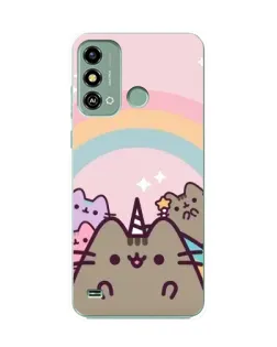 Чехол для ZTE Blade A53 с картинкой «Единорог Pusheen» Чехол для ZTE Blade A53 с картинкой «Единорог Pusheen»
