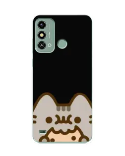 Чехол для ZTE Blade A53 с картинкой «Пушин на черном» Чехол для ZTE Blade A53 с картинкой «Пушин на черном»