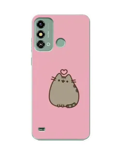 Чехол для ZTE Blade A53 с картинкой «Pusheen сердце» Чехол для ZTE Blade A53 с картинкой «Pusheen сердце»