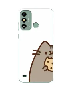 Чехол для ZTE Blade A53 с картинкой «Пушин с печеньем» Чехол для ZTE Blade A53 с картинкой «Пушин с печеньем»