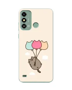 Чехол для ZTE Blade A53 с картинкой «Пушин на шариках» Чехол для ZTE Blade A53 с картинкой «Пушин на шариках»