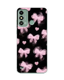 Чехол для ZTE Blade A53 с картинкой «Геометрия банта»