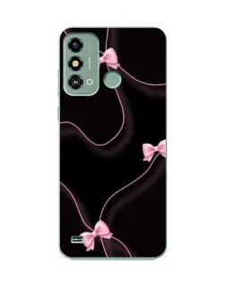 Чехол для ZTE Blade A53 с картинкой «Розовые ленты»