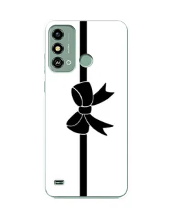 Чехол для ZTE Blade A53 с картинкой «Вертикальный бант»