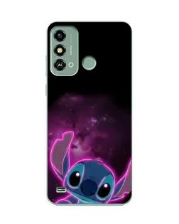 Чехол для ZTE Blade A53 с картинкой «Неоновый Stitch»