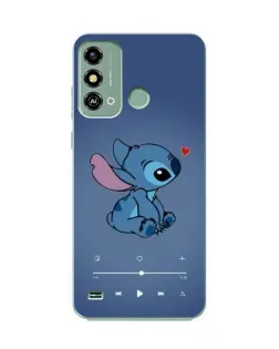 Чехол для ZTE Blade A53 с картинкой «Музыкальный Stitch»
