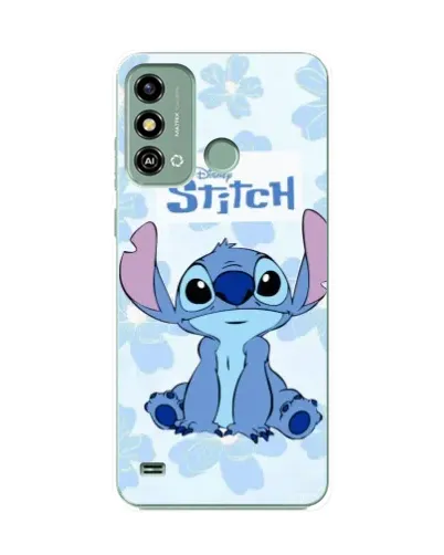 Чехол для ZTE Blade A53 с картинкой «Stitch среди цветов» Чехол для ZTE Blade A53 с картинкой «Stitch среди цветов»