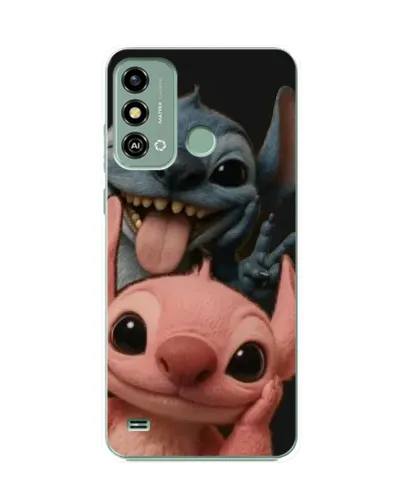 Чехол для ZTE Blade A53 с картинкой «Стич и Ангел» Чехол для ZTE Blade A53 с картинкой «Стич и Ангел»