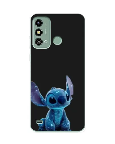 Чехол для ZTE Blade A53 с картинкой «Стич на черном» Чехол для ZTE Blade A53 с картинкой «Стич на черном»