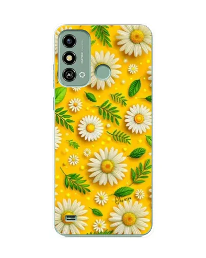 Чехол для ZTE Blade A53 с картинкой «Ромашковое солнце»