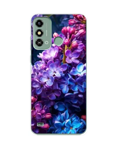 Чехол для ZTE Blade A53 с картинкой «Сиреневый цвет»