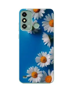 Чехол для ZTE Blade A53 с картинкой «Белоснежные маргаритки»