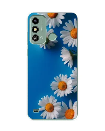 Чехол для ZTE Blade A53 с картинкой «Белоснежные маргаритки»