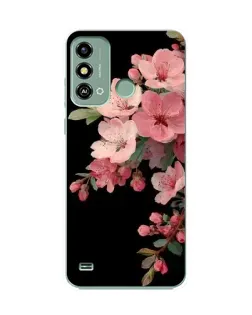 Чехол для ZTE Blade A53 с картинкой «Розовая ветка сакуры»