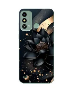 Чехол для ZTE Blade A53 с картинкой «Черный лотос»