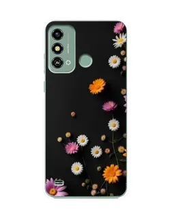 Чехол для ZTE Blade A53 с картинкой «Цветочная композиция»