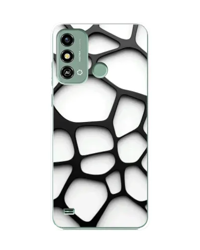 Чехол для ZTE Blade A53 с картинкой «Белая объемная сетка» Чехол для ZTE Blade A53 с картинкой «Белая объемная сетка»