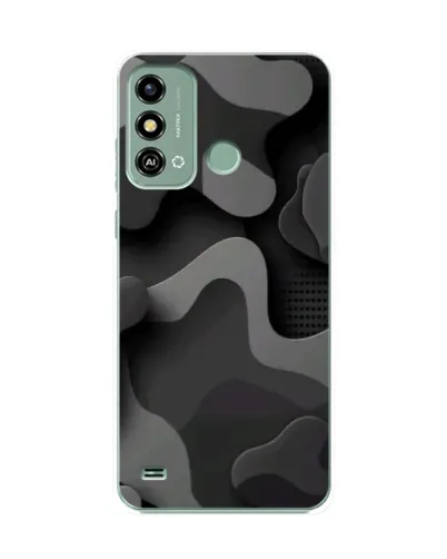 Чехол для ZTE Blade A53 с картинкой «Темный абстрактный камуфляж» Чехол для ZTE Blade A53 с картинкой «Темный абстрактный камуфляж»