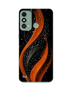 Чехол для ZTE Blade A53 с картинкой «Огненная звездная волна»