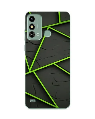 Чехол для ZTE Blade A53 с картинкой «Зеленые геометрические линии» Чехол для ZTE Blade A53 с картинкой «Зеленые геометрические линии»