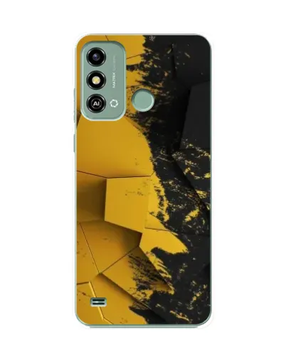 Чехол для ZTE Blade A53 с картинкой «Золотые осколки геометрии» Чехол для ZTE Blade A53 с картинкой «Золотые осколки геометрии»