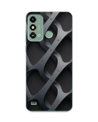 Чехол для ZTE Blade A53 с картинкой «Объемное серое плетение» Чехол для ZTE Blade A53 с картинкой «Объемное серое плетение»