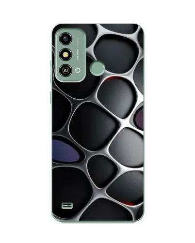 Чехол для ZTE Blade A53 с картинкой «Объемная темная решетка» Чехол для ZTE Blade A53 с картинкой «Объемная темная решетка»