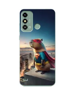 Чехол для ZTE Blade A53 с картинкой «Капи-мен супергерой»
