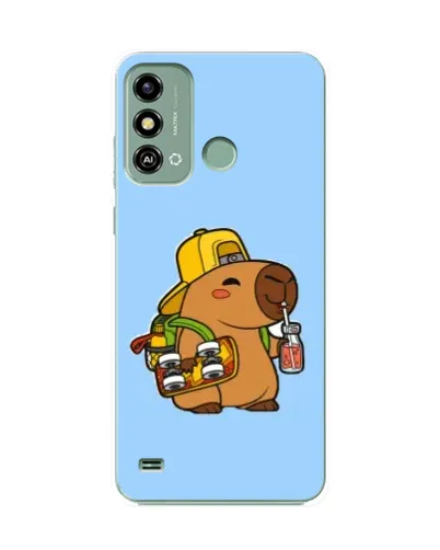 Чехол для ZTE Blade A53 с картинкой «Капибара на скейте» Чехол для ZTE Blade A53 с картинкой «Капибара на скейте»