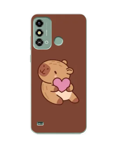 Чехол для ZTE Blade A53 с картинкой «Капибара с сердцем» Чехол для ZTE Blade A53 с картинкой «Капибара с сердцем»