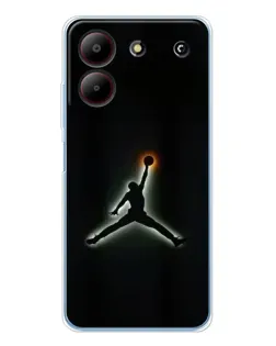 Чехол для ZTE Blade A54 с картинкой «Jordan Gradient Logo»