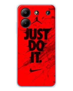 Чехол для ZTE Blade A54 с картинкой «Nike Just Do It»