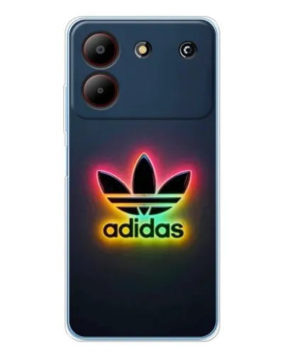 Чехол для ZTE Blade A54 с картинкой «Неоновый Adidas» Чехол для ZTE Blade A54 с картинкой «Неоновый Adidas»