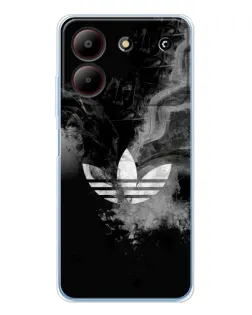 Чехол для ZTE Blade A54 с картинкой «Абстрактный дым Adidas» Чехол для ZTE Blade A54 с картинкой «Абстрактный дым Adidas»