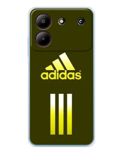 Чехол для ZTE Blade A54 с картинкой «Оливковый градиент Adidas» Чехол для ZTE Blade A54 с картинкой «Оливковый градиент Adidas»